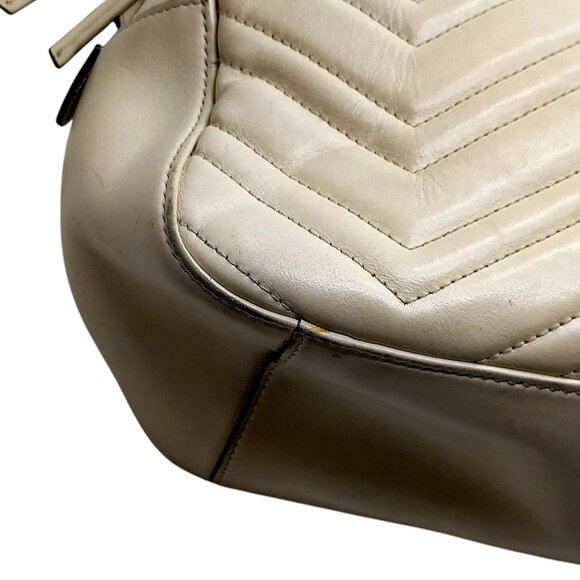 283630BG (X6) Gucci Backpack Bag White Leather - Picture 5 of 9